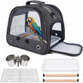 Pethiy Bird Carrier Travel Bag, Bird Travel Carrier Cage for Large Size Parrot Portable Wild Bird Carrier,Lightweight Br