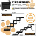 Extra Wide Dog Stairs for Car, 5-Step Pet Stairs for Senior & Large Dogs
