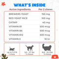 Outdoor Defense Chews for Cats, 200 Count, Salmon Flavour with Vitamins