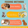 Globalpaw Premium Freeze-Dried Quail Egg Yolks - All-Natural Snack for Cats and Dogs, 100% Pure Quails Yolk Ingredients Pet Treats, Supports Growth with Protein & Iron, Crispy (Quail Egg Yolks 1pcs)
