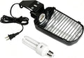LUCKY HERP Bird Cage Lighting Fixture Combo Kit, Avian Sun Lamp Fixture with 20W 2.4 UVB UVA Compact Flourescent Bird La