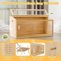 Brooder Box for Chicks Wooden Chick Brooder for Baby Chicks, Ducks