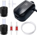 Uniclife Aquarium Air Pump Adjustable 4 LPM 2 Outlets Oxygen Pump with Accessories 100 Gallon Fish Tank
