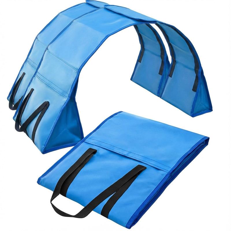 Silipull 2 Set Dog Agility Tunnel Sandbags, Dog Tunnel Weight Bags Heavy-Duty PVC Weatherproof Design, Adjustable for 18
