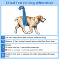 Dog Wheelchair for Back Legs with Upgraded All-Terrain Tires & Durable Bearings,Adjustable Dog Wheelchair for 11.8"-17.7