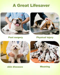 CuteBone Dinosaur Pet Surgery Recovery Suit for Large Dogs Cats, Surgical Onesie for Male Pets, Anti-Licking Wound Suit E-Collar Alternative Post Operative Wear SSF16XL