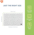 The Cat Ladies Cats Feeding Mat - Waterproof Dishwasher Safe Small Pet Eating Placemat - Cat & Dog Food Mats for Food an