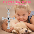 Cross Necklace Sterling Silver Faith Angel Wings Celtic Butterfly Bachelor Cap Necklace Cross Pendant Religious Jewish C