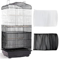 Adjustable Bird Cage Cover, Extra Large Seed Catcher Net with Drawstring for Square Cages