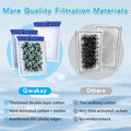 Qwakay Large Filter Cartridges for Tetra Whisper Bio-Bag Filters, 8 Pack