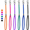 Pet Dog Grooming Loop, Nylon Restraint Noose Adjustable Fixed Dog Cat Safety Tether Straps Dog Grooming Supplies for Pet Grooming Table Bathtub - 6 Pack / 6 Color