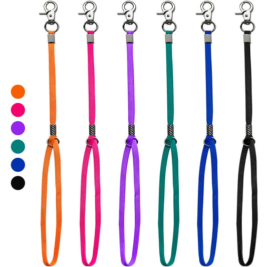Pet Dog Grooming Loop, Nylon Restraint Noose Adjustable Fixed Dog Cat Safety Tether Straps Dog Grooming Supplies for Pet Grooming Table Bathtub - 6 Pack / 6 Color