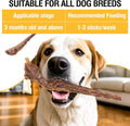 Natural Beef Tail Bones for Dogs - Long-Lasting Dental Chew, Rawhide-Free & Digestible Dog Treats,Single Ingredient Gras