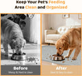 Silicone Cat & Dog Food Mat 55" x 38" Pet Feeding Mat for Food and Water