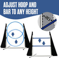 Dog Agility Course Backyard Set, Dog Agility Equipment, Weave Poles, Jumps