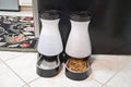 PetSafe Healthy Pet Food Station, 2 lb Gravity Feeder, Cats & Dogs