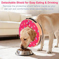 Didopet Sponge Dog Cone After Surgery, No Inflation Required Dog Donut Collar to Stop Licking, Inflatable Cone Alternatives for Large Pets, Soft Recovery Collar with Protective Shield (Donut, XL)