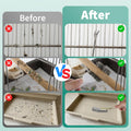 Bird Cage Accessories Bird Poop Remover Brush, Bird Cage Cleaner Brush for Poop Off Bird Poop Remover, Parrot Cage Clean