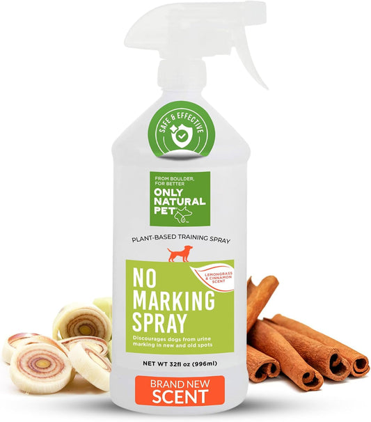 Only Natural Pet Stain No Marking Spray & Deterrent for Dogs, 32 fl oz