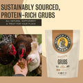 Scratch and Peck Feeds | Grubs for Chickens & Ducks | 3.5 lb Pouch