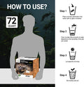 REPTI ZOO 72 Quart Reptiles Coconut Chip Substrate, Coco Husk Reptiles Bedding for Ball Python, Snakes, Geckos, Lizards,