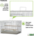 A&E Cage Co 503 Flight Bird Cage for Finches & Parakeets, 24"x16"x16"