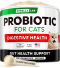 StrellaLab Cat Probiotic Powder - Probiotics for Cats with Diarrhea - Easy to Mix Powder - Cat Probiotics for Indoor Cats, Health Supplies Food Supplement, Pet Probiotics, Digestive Support (4 oz)