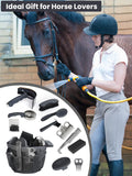 Horse Grooming Kit 12 Pieces Set – Complete Horse Brushes & Care Supplies Set with Organizer Tote Bag, Equine Coat Groom