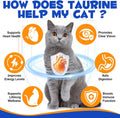 Taurine Powder for Cats, Cat Supplement for Heart, Vision, and Immune Support, Suitable for All Breeds & Ages, 200g