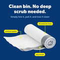 PetSafe ScoopFree SmartSpin Litter Box Waste Bin Liners, 25 Count