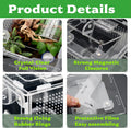 Jumping Spider Enclosure, Small Reptile Terrarium for Tarantula Hermit Crab Praying Mantis, Acrylic Insect Habitat with 