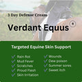 3 Day Defense Cream for Horses – 72 Hour Waterproof Skin Barrier for Itching, Scratching, Wounds, Rain Rot & Mud Fever