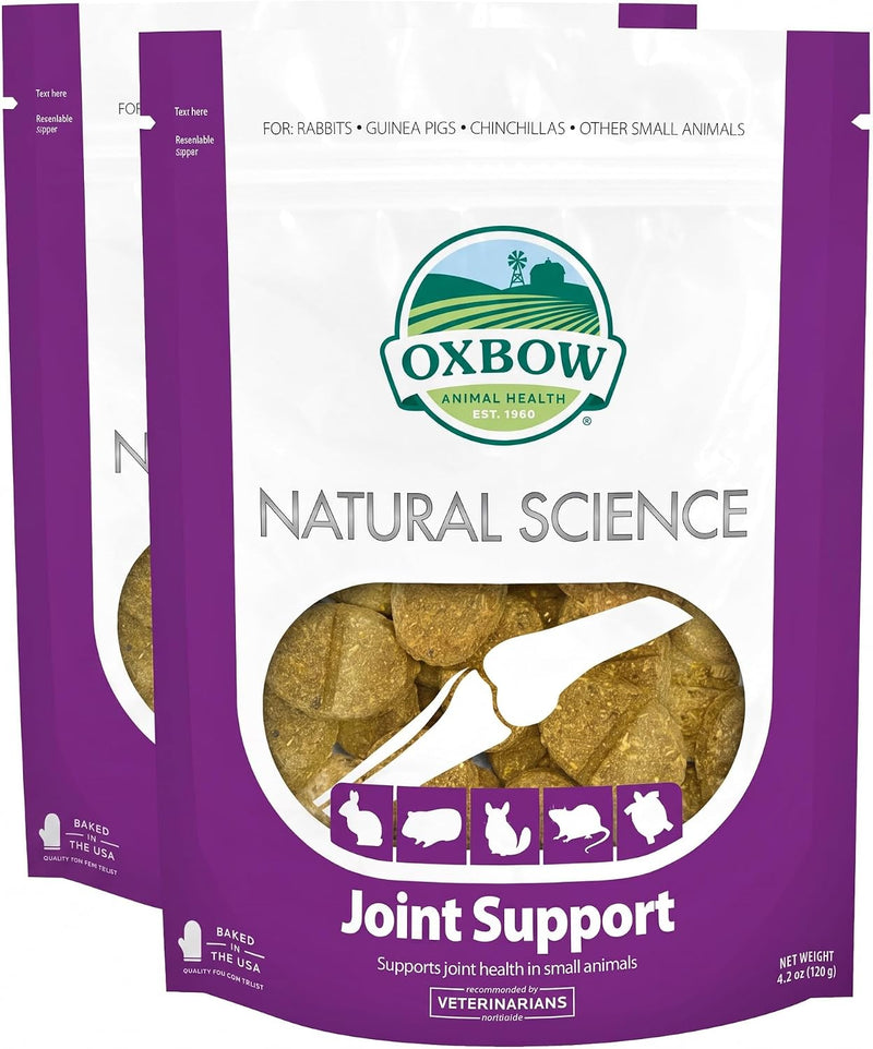 Oxbow Natural Science Joint Support,Anti Inflammatory Supplement for Rabbit & Guinea Pig,Oxbow Timothy Hay,Made with Glu
