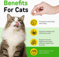 Hairball Treatment for Cats, Hairball Remedy Treats Chews, Cat Furball Treatment, Prevent Hairballs for Indoor Cats, Supports Skin & Coat, Vitamins for Digestion, Chicken Flavor (60 Day Supply)