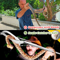 HOMEYA 47 Inch Extra Heavy Duty Snake Tongs, Standard Reptile Snake Grabber Tool, Professional Rattle Snake Catcher Tool