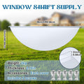 Vercraft 39"L x 16"W Outside Window Well Covers with Mounting Clip