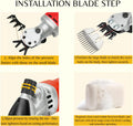 Sheep Shears 500W Professional 6 Speeds, Heavy Duty Sheep Clippers for Sheep, Alpacas, Goats and Thick Coat Animals