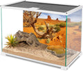 AWERT 36x18 in Terrarium Backdrop Orange Desert Reptile Habitat Background