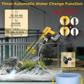 HiTauing Aquarium Gravel Cleaner, Cordless/Corded 6 in 1 Electric Fish Tank Vacuum Cleaner Compatible with Dewalt 20V Ba