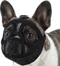 Short Snout Dog Muzzle, Breathable Soft Mesh French Bulldog Muzzle
