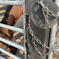Gate Chain for Outdoor Fence - Rustproof Metal Gate Latch Chain with Hooks, Secure and Durable for Garden, Yard, and Far