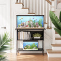 APPOLYN 40-50 Gal 3-Tier Aquarium Stand Fish Tank Stand, Black