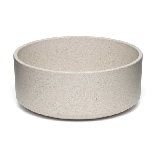 Loving Pets - Dolce Bamboo - Eco-Friendly Pet Bowls & Dishes for Dog, Cats, Puppy Food and Water Dish -Sustainable and Dishwasher Safe, Made with Real Bamboo (Medium, Oat-Beige)