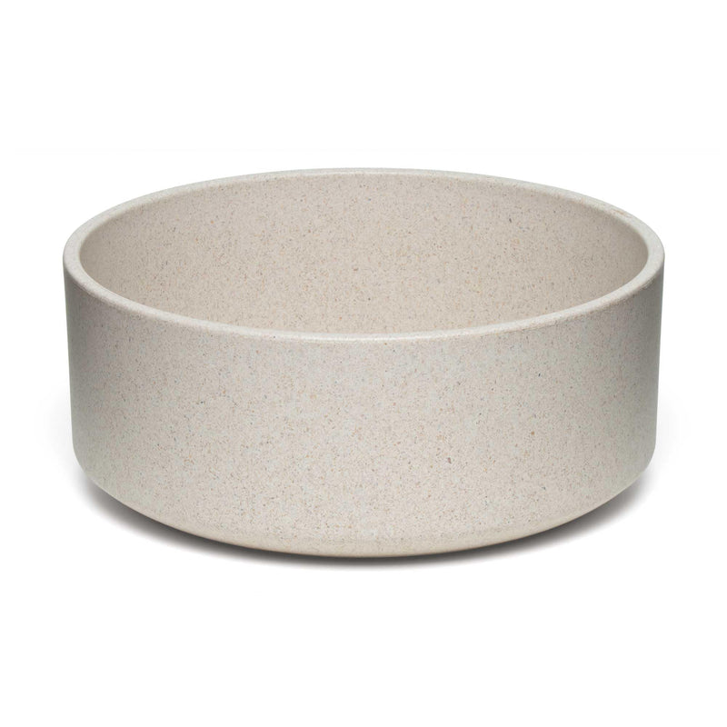 Loving Pets - Dolce Bamboo - Eco-Friendly Pet Bowls & Dishes for Dog, Cats, Puppy Food and Water Dish -Sustainable and Dishwasher Safe, Made with Real Bamboo (Medium, Oat-Beige)