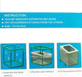 COMOK Fish Hatchery Breeder Box Aquarium Separation Net Nylon Incubator Mesh Fish Breeding Tanks Isolation Box Green Squ