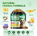Flea and Tick Prevention for Dogs & Flea and Tick Chews for Cats, Soft Chews Natural Flea Tick Support for Cat God All B