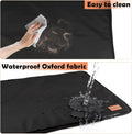Vivifying Chew Proof Dog Bed, Waterproof Crate Pad, 35" x 22", Small/Medium