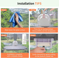 Cat Window Perch for Small Window,Cordless Cat Window Hammock,Cats Seat for Windowsill,Foldable Cat's Windows Bed for La