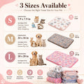Grddaef Guinea Pig Fleece Blankets 6 Pieces Waterproof & Washable Small Animal Cage Liners Sleep Mat Bedding Pad for Ham