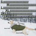 Lelepet Dog Coats for Large Dogs Waterproof Dog Jacket with Adjustable Fit
